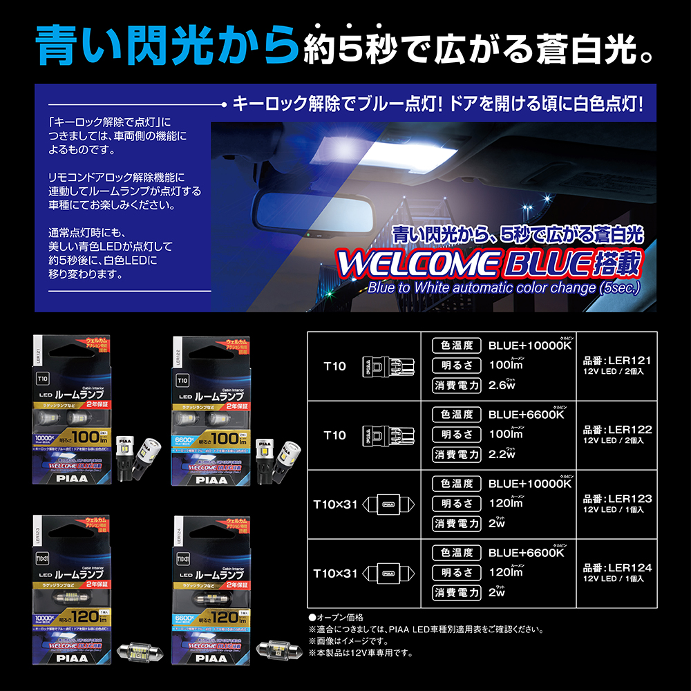 PIAA LEDランプ　未取付品　２個