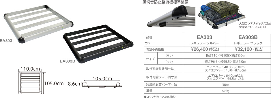 TerzoルーフラックEA303