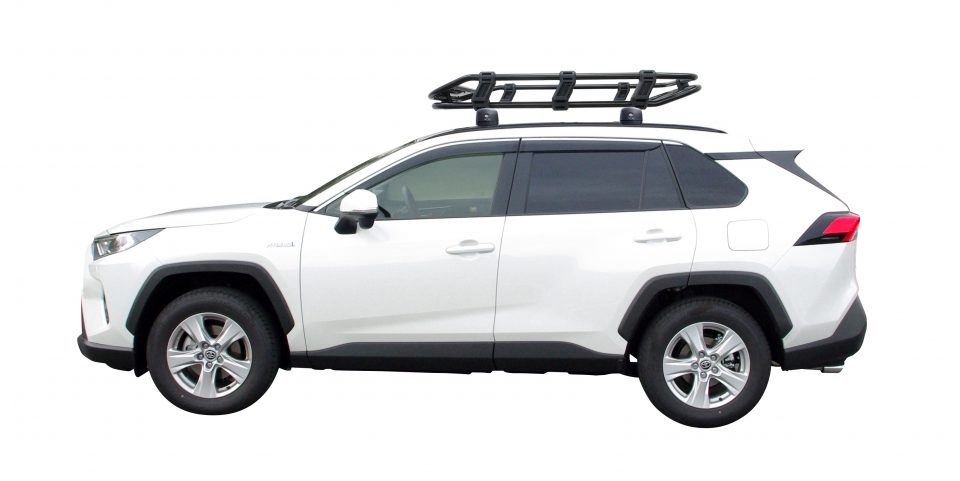 トヨタRAV4×TerzoルーフバスケットEA317装着